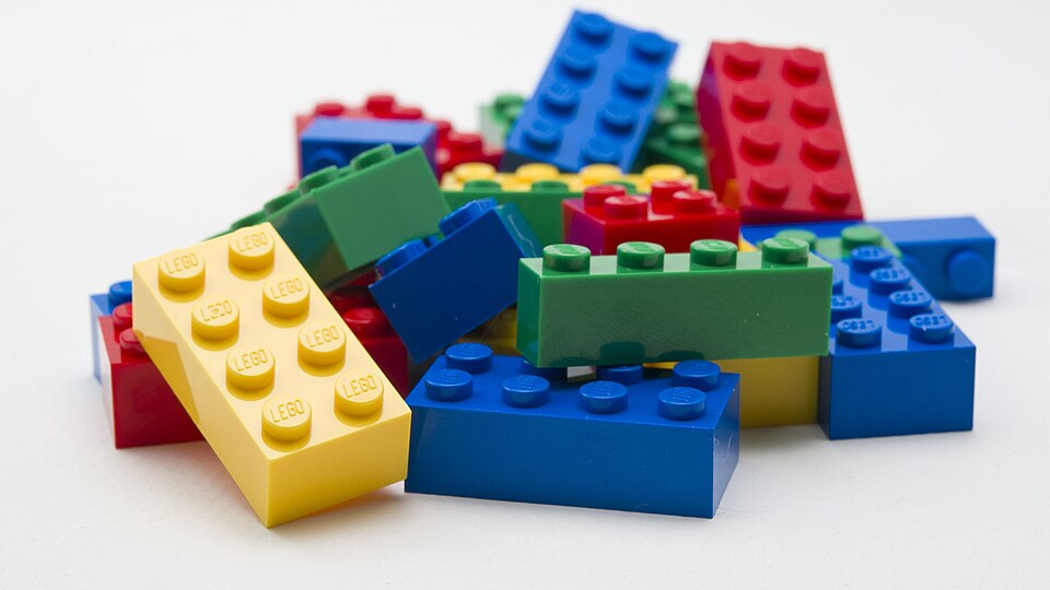 Photo example: Construction bricks